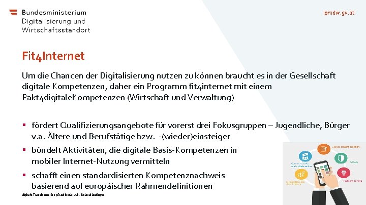 bmdw. gv. at Fit 4 Internet Um die Chancen der Digitalisierung nutzen zu können