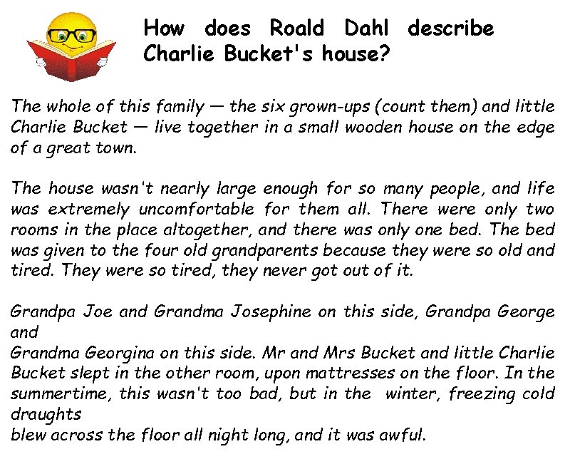 We are learning about story settings so that