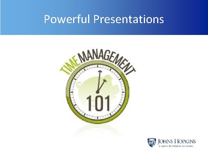 Powerful Presentations 