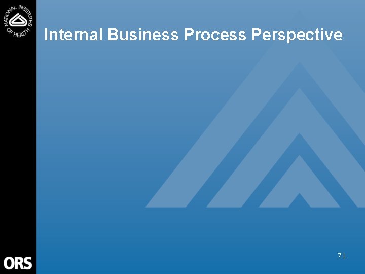 Internal Business Process Perspective 71 