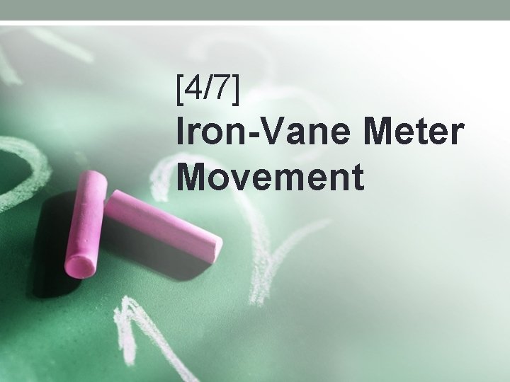 [4/7] Iron-Vane Meter Movement 