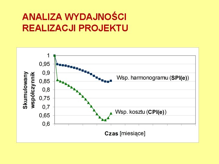 ANALIZA WYDAJNOŚCI REALIZACJI PROJEKTU 