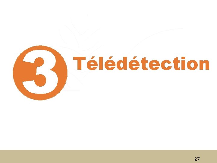 3 Télédétection 27 