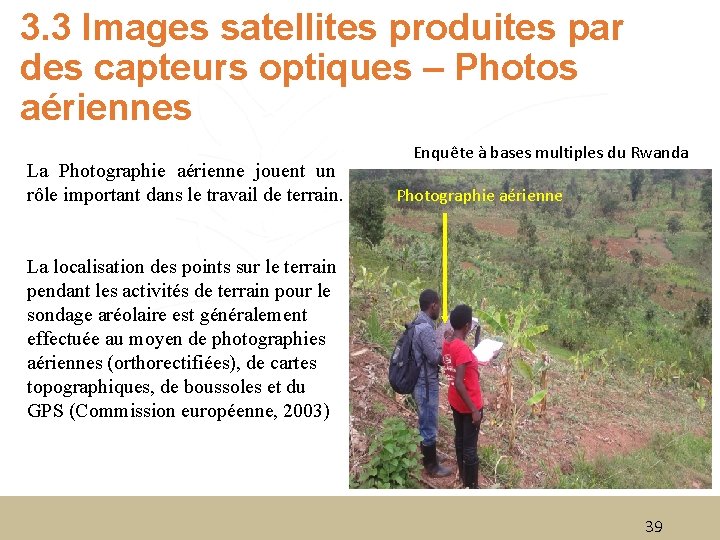 3. 3 Images satellites produites par des capteurs optiques – Photos aériennes La Photographie