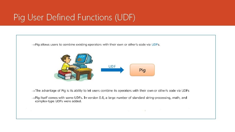 Pig User Defined Functions (UDF) 