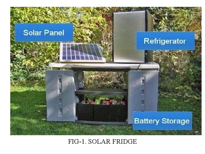 FIG-1. SOLAR FRIDGE 