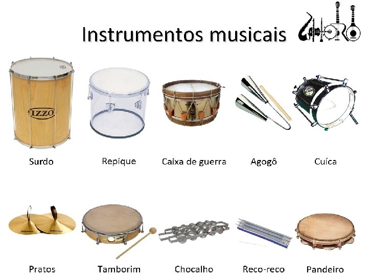 Instrumentos musicais 