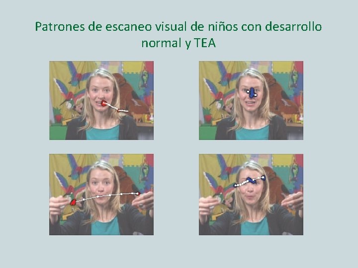 Patrones de escaneo visual de niños con desarrollo normal y TEA 