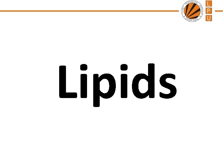 Lipids 