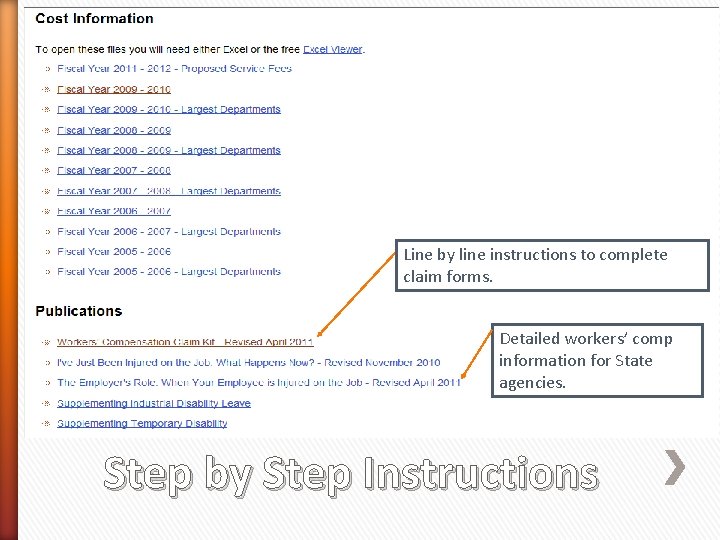 Line by line instructions to complete claim forms. Detailed workers’ comp information for State