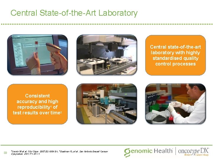 Central State-of-the-Art Laboratory Central state-of-the-art laboratory with highly standardised quality control processes Consistent accuracy