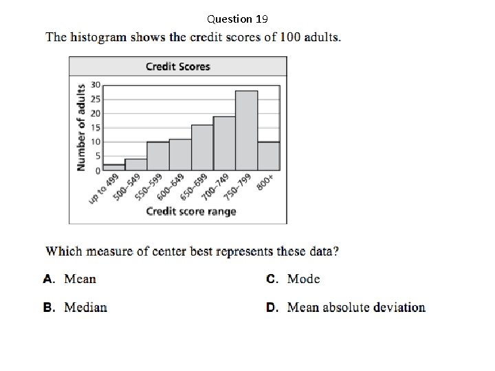 Question 19 Question 19