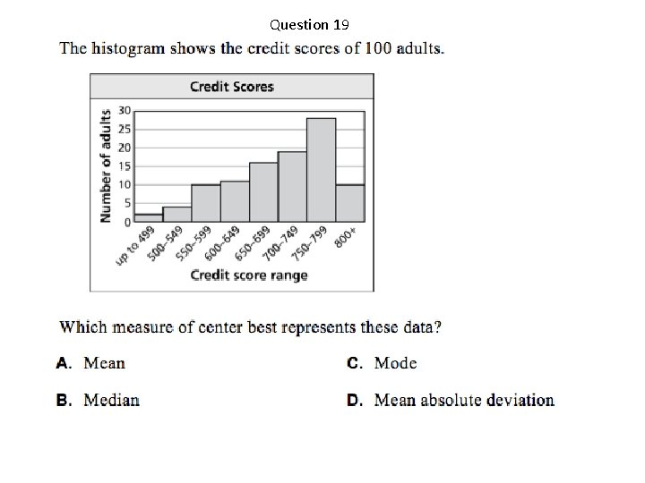 Question 19 