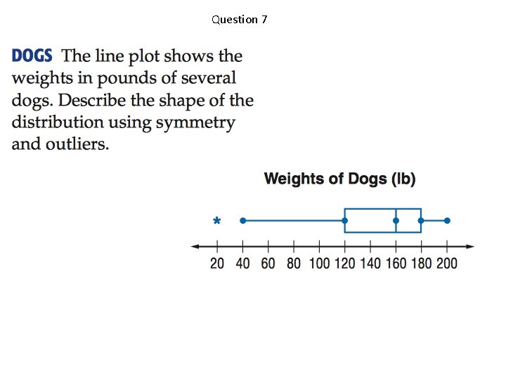 Question 7 