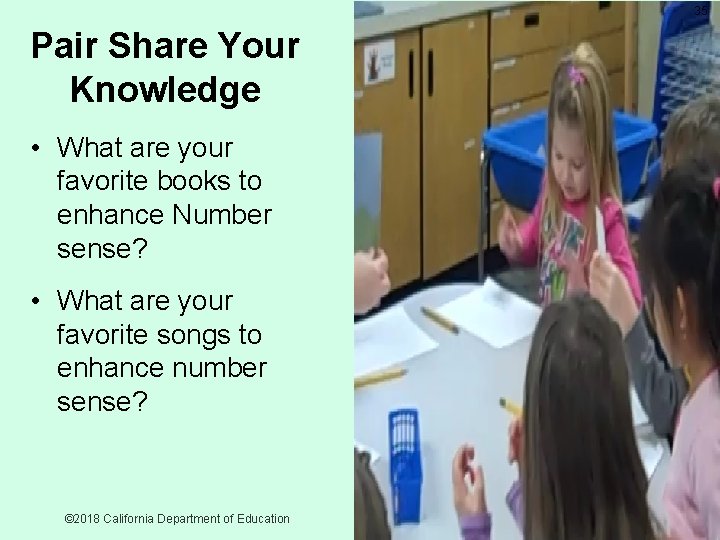 35 Pair Share Your Knowledge • What are your favorite books to enhance Number