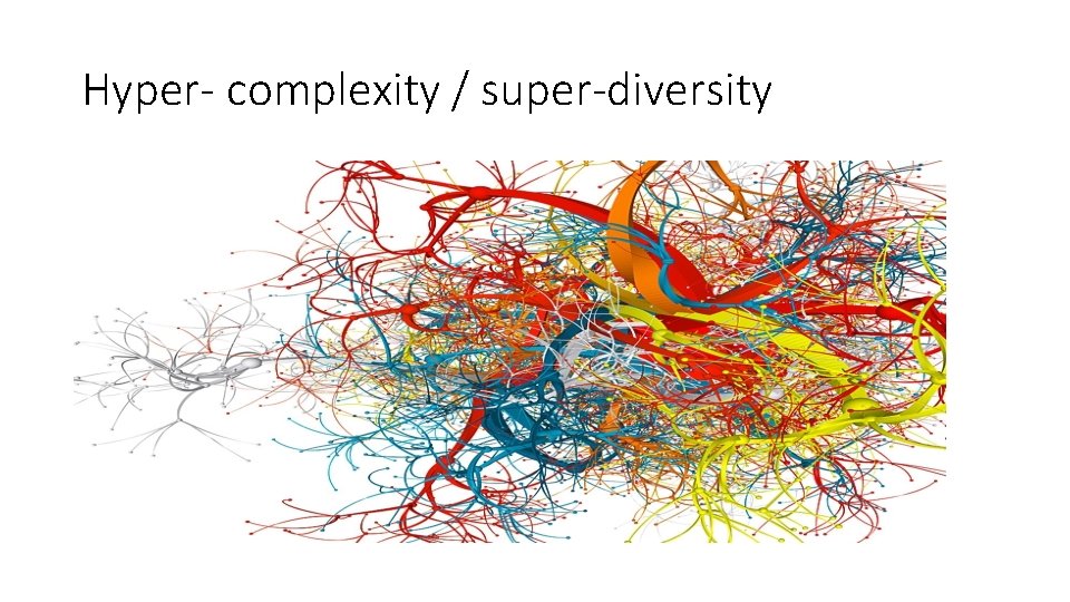 Hyper- complexity / super-diversity 