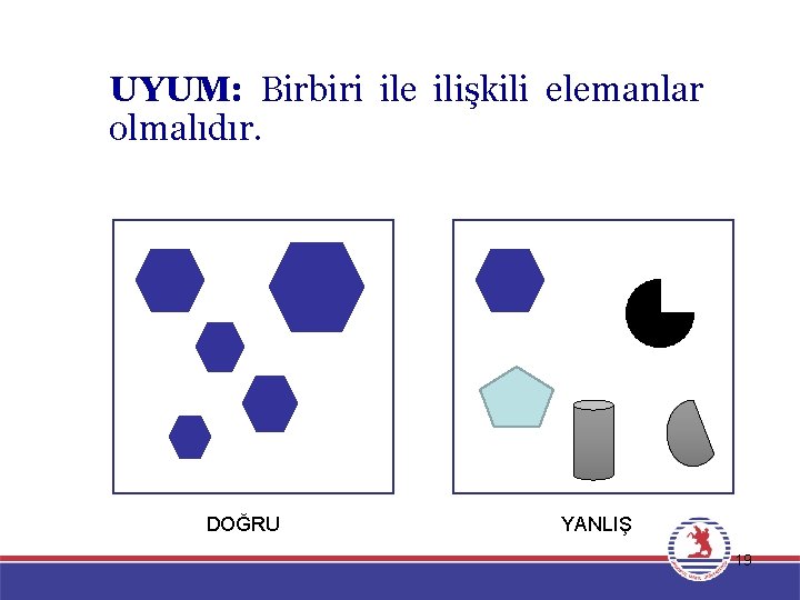 UYUM: Birbiri ile ilişkili elemanlar olmalıdır. DOĞRU YANLIŞ 19 