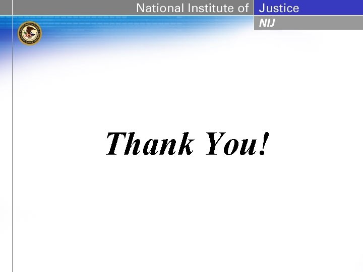Thank You! 