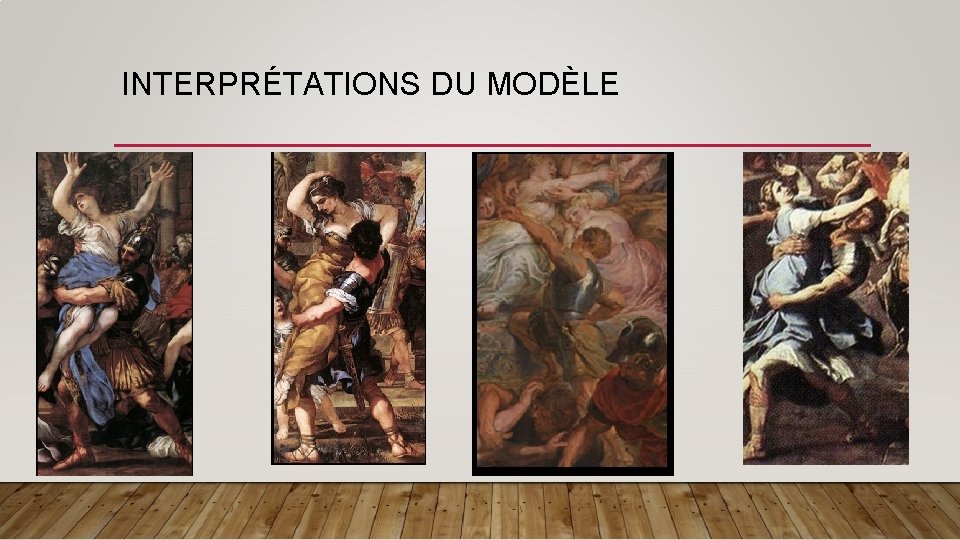 INTERPRÉTATIONS DU MODÈLE 