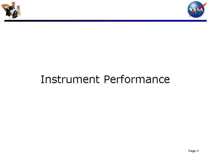 Instrument Performance Page 3 