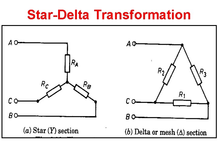 Star-Delta Transformation 