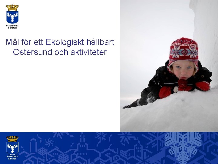 Mål för ett Ekologiskt hållbart Östersund och aktiviteter 
