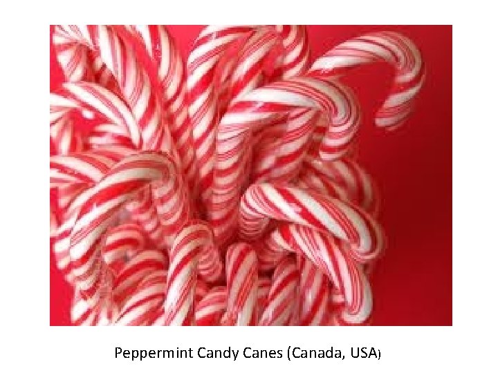 Peppermint Candy Canes (Canada, USA) 