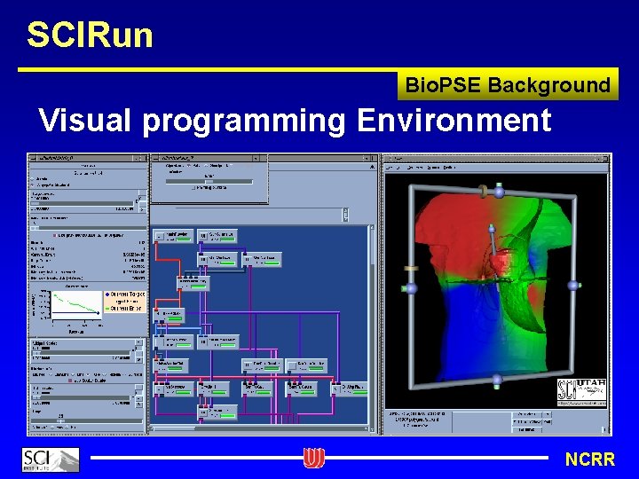 SCIRun Bio. PSE Background Visual programming Environment NCRR 