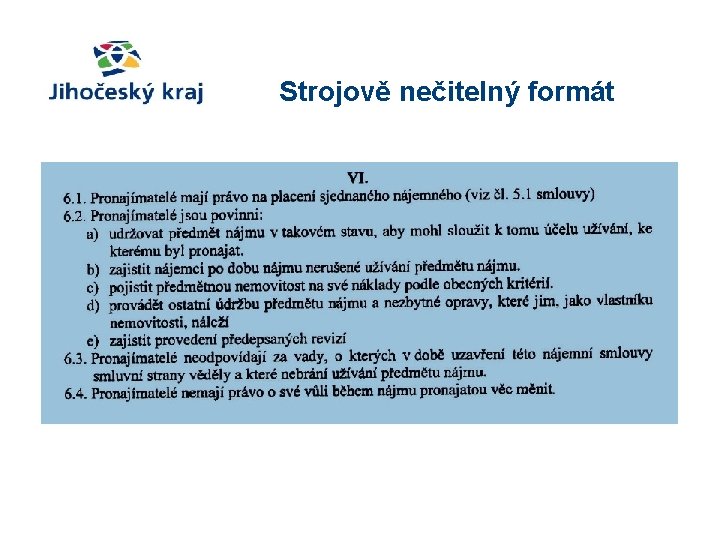 Strojově nečitelný formát 