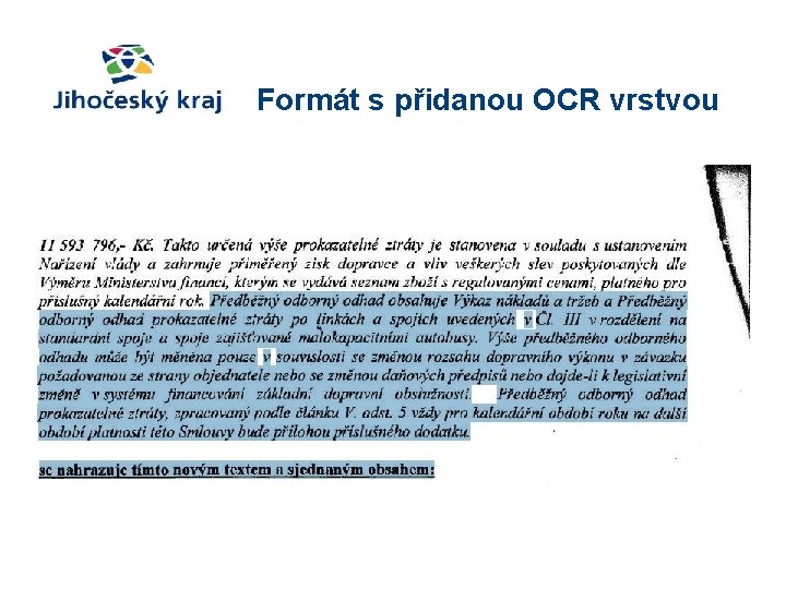 Formát s přidanou OCR vrstvou 