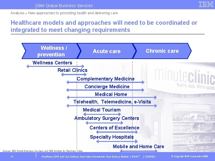 IBM Global Business Services Analysis » New approaches to promoting health and delivering care
