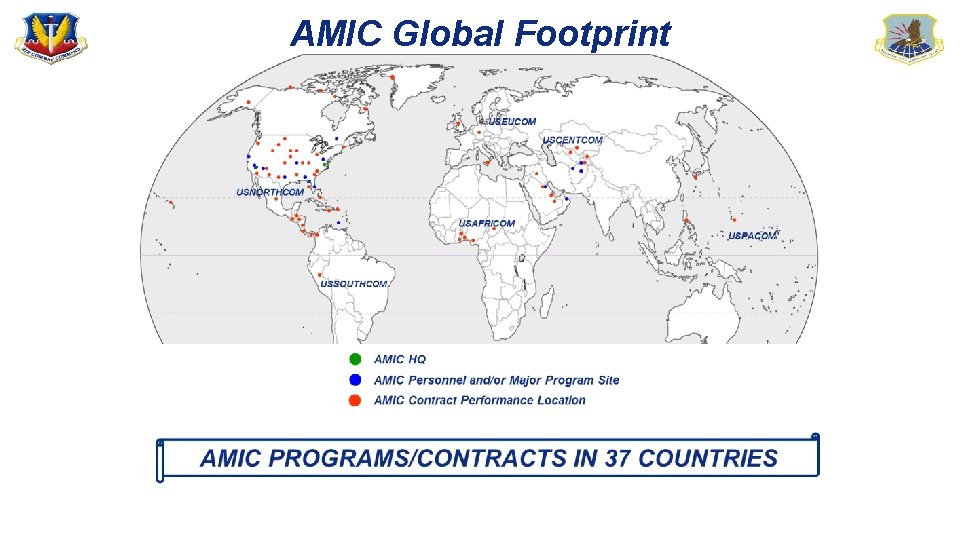 AMIC Global Footprint . . 