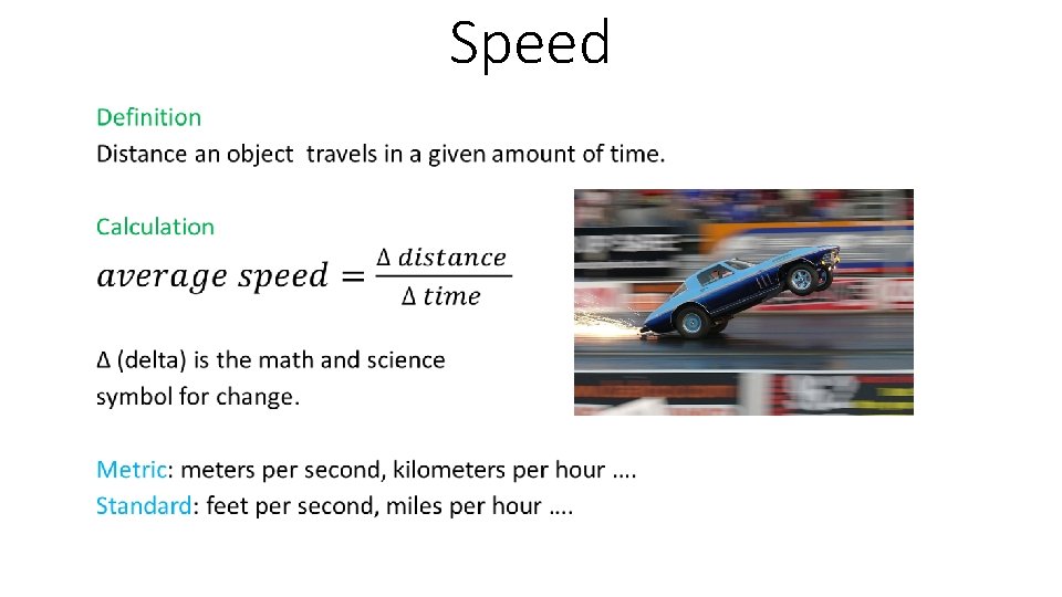 Speed • Speed •