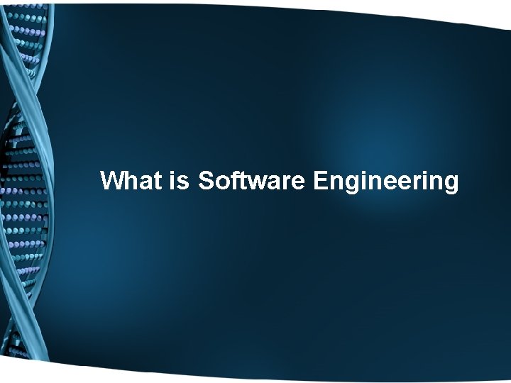 What is Software Engineering 