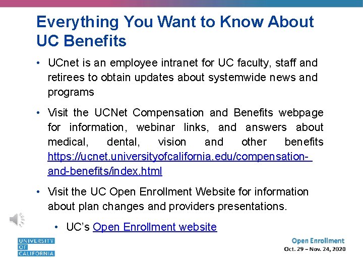 Everything You Want to Know About UC Benefits • UCnet is an employee intranet