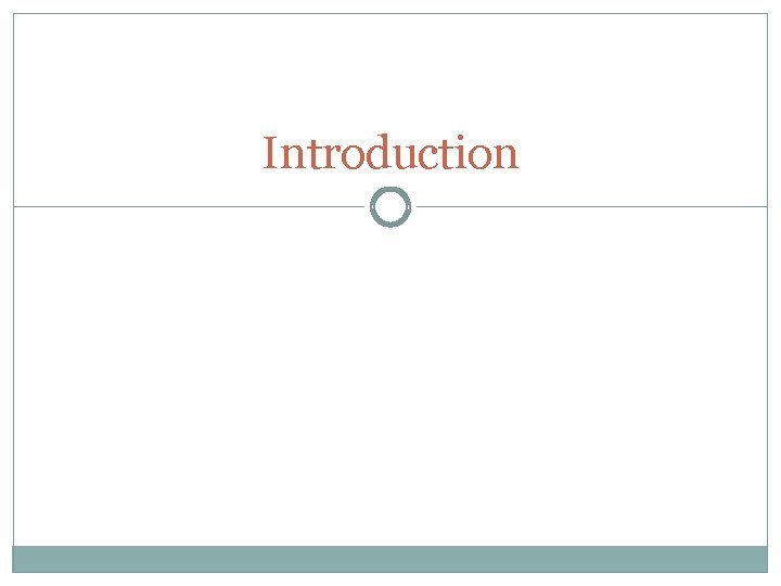 Introduction 