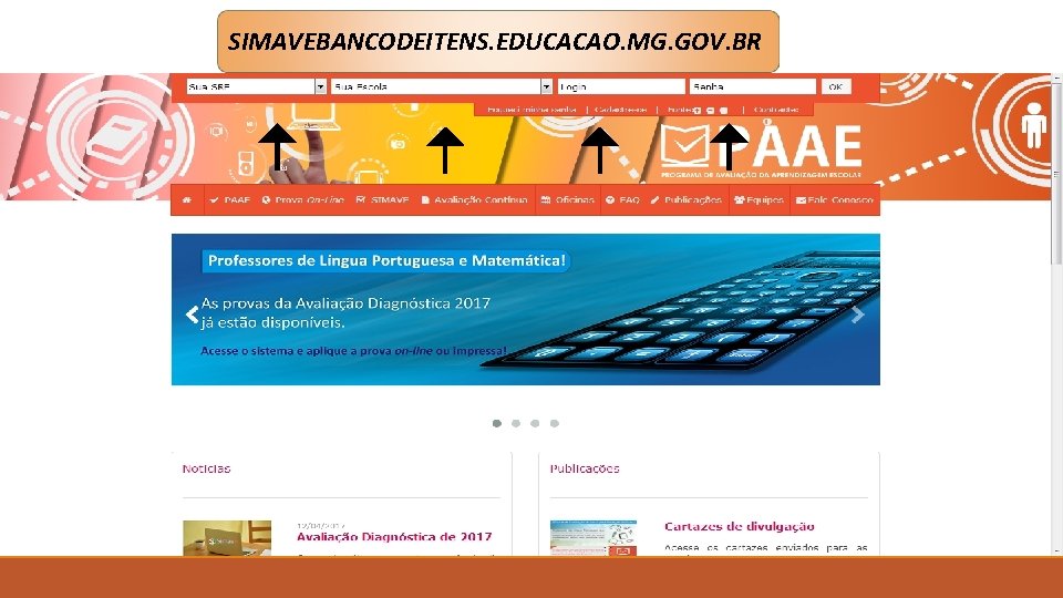 SIMAVEBANCODEITENS. EDUCACAO. MG. GOV. BR 