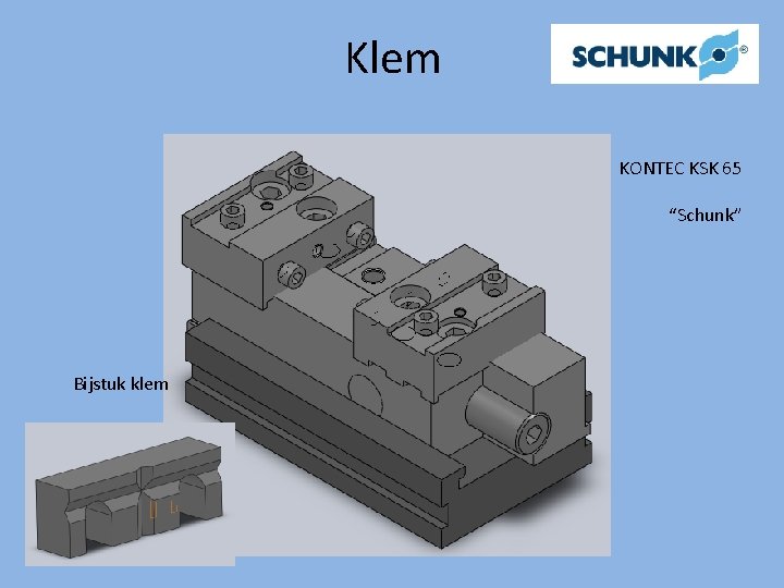 Klem KONTEC KSK 65 “Schunk” Bijstuk klem 