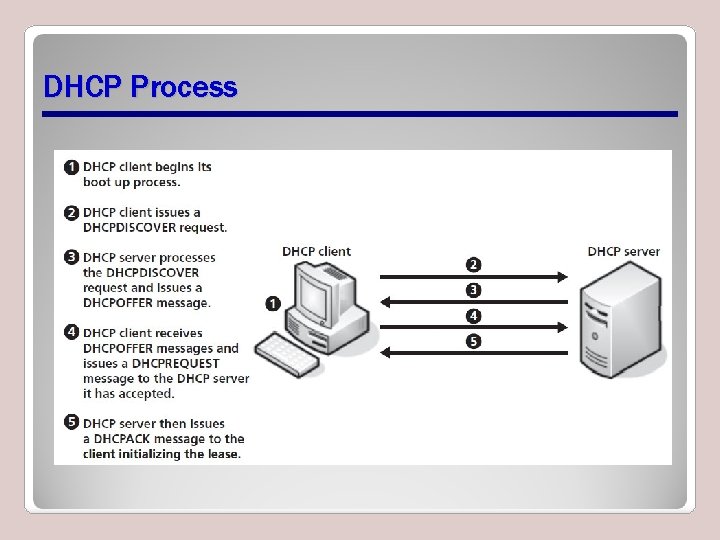 DHCP Process DHCP Process