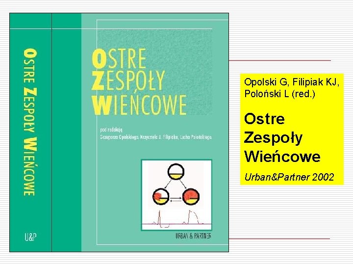 Opolski G, Filipiak KJ, Poloński L (red. ) Ostre Zespoły Wieńcowe Urban&Partner 2002 