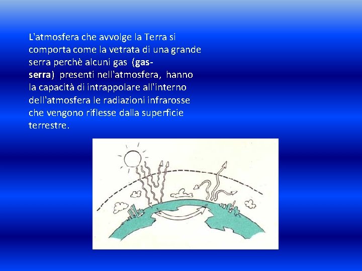  L'atmosfera che avvolge la Terra si comporta come la vetrata di una grande