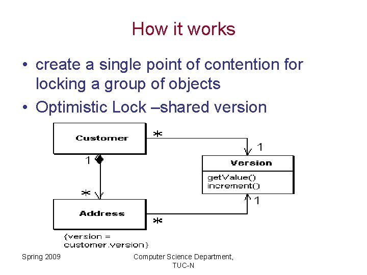 How it works • create a single point of contention for locking a group