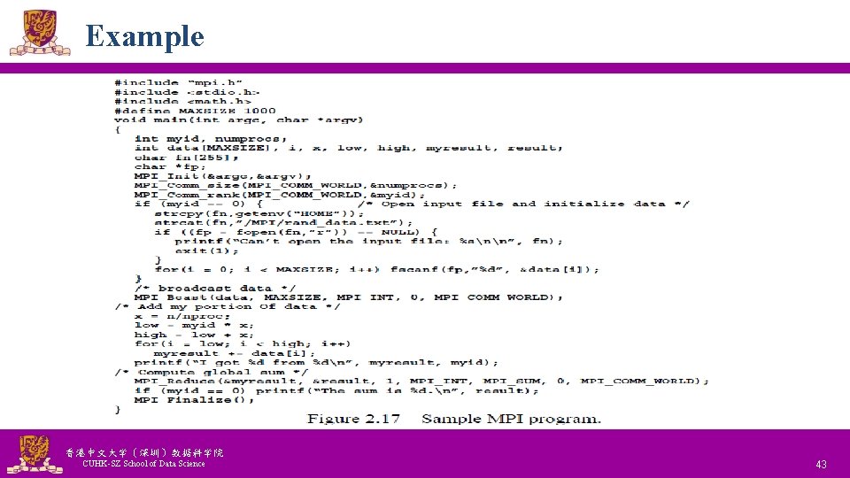 Example 香港中文大学(深圳)数据科学院 CUHK-SZ School of Data Science National Tsing Hua University ® copyright OIA Example 香港中文大学(深圳)数据科学院 CUHK-SZ School of Data Science National Tsing Hua University ® copyright OIA