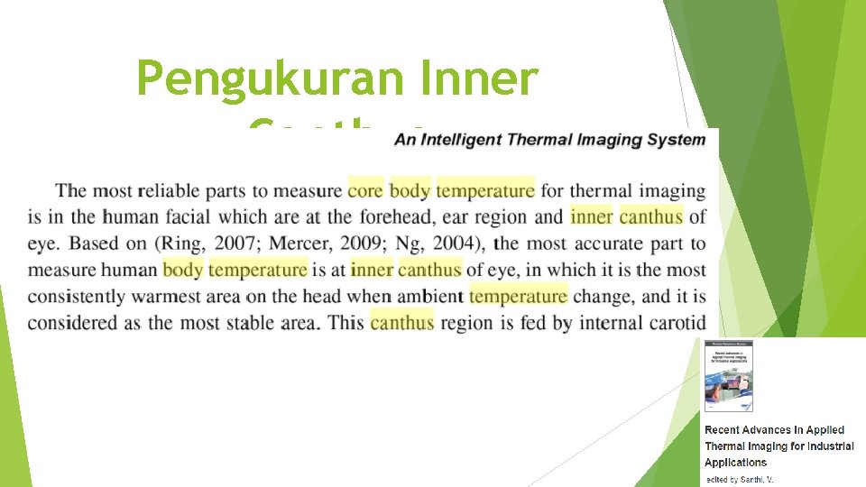 Pengukuran Inner Canthus 