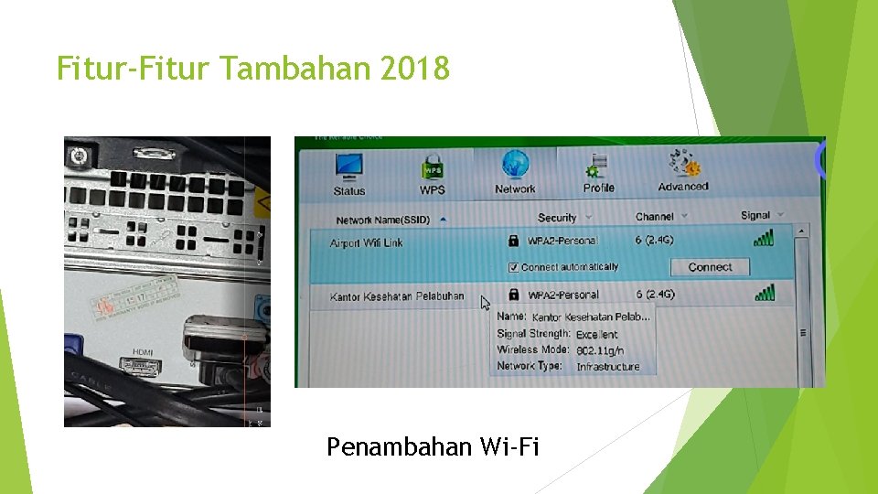 Fitur-Fitur Tambahan 2018 Penambahan Wi-Fi 