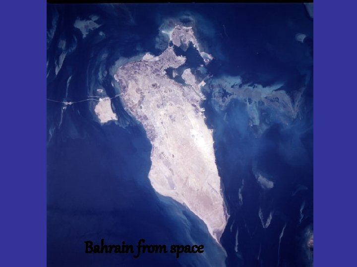 Bahrain from space 