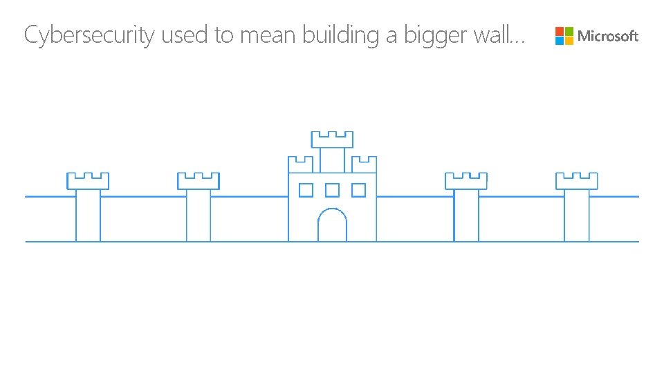 Cybersecurity used to mean building a bigger wall… 