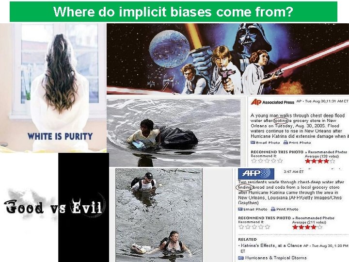 Where do implicit biases come from? 