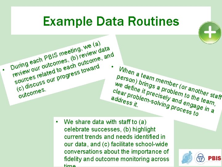 Example Data Routines a) ( e w ta g, a n i d t