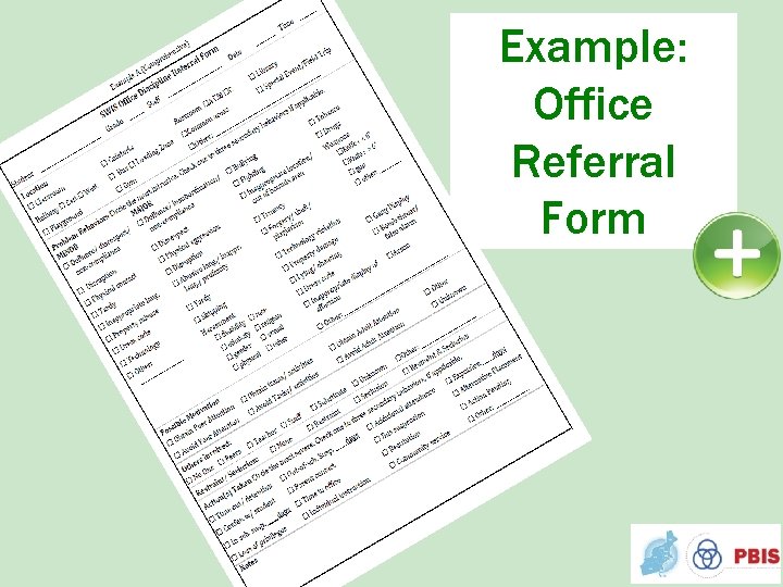 Example: Office Referral Form 